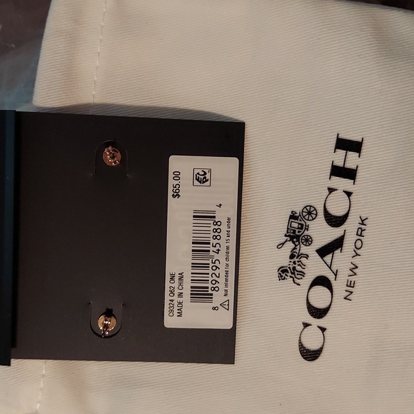 NWT Coach Rose Gold Halo Earrings - Picture 3 of 3